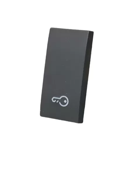 Vimar 20021.C 1-Module Key Cover Bell Symbol Grey